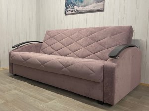 Диван Престиж-16 НПБ+МДФ, велюр Sensey Elderberry в Пласте - plast.magazin-mebel74.ru | фото