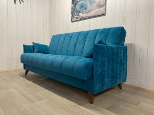 Диван Престиж-3 НПБ, велюр Sensey izumrud в Пласте - plast.magazin-mebel74.ru | фото