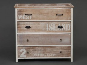 Комод с 4 ящиками Island mod. HX16-008NS в Пласте - plast.magazin-mebel74.ru | фото