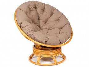 Кресло-качалка Papasan w 23/01 B с подушкой Honey, экошерсть Коричневый в Пласте - plast.magazin-mebel74.ru | фото