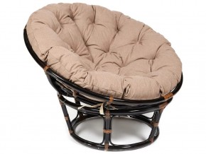 Кресло Papasan 23/01 W с подушкой Antique brown, экошерсть Коричневый в Пласте - plast.magazin-mebel74.ru | фото