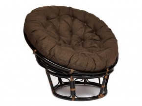 Кресло Papasan 23/01 W с подушкой Antique brown, ткань Коричневый в Пласте - plast.magazin-mebel74.ru | фото