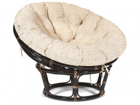 Кресло Papasan 23/01 W с подушкой Antique brown, ткань Старт в Пласте - plast.magazin-mebel74.ru | фото