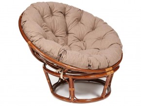 Кресло Papasan 23/01 W с подушкой Pecan, экошерсть Коричневый в Пласте - plast.magazin-mebel74.ru | фото