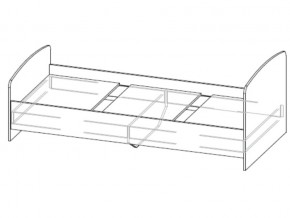 Кровать одинарная в Пласте - plast.magazin-mebel74.ru | фото