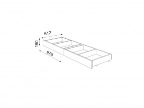 М06 (ручка брусок) Комплект ящиков в Пласте - plast.magazin-mebel74.ru | фото