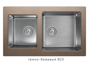 Мойка комбинированная Tolero twist TTS-840 Темно-бежевый 823 в Пласте - plast.magazin-mebel74.ru | фото