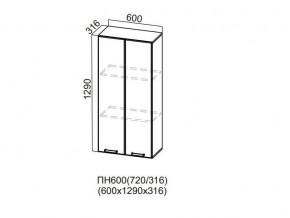 ПН600/720 Пенал-надстройка 600/720 в Пласте - plast.magazin-mebel74.ru | фото