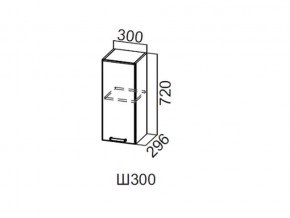 Ш300/720 Шкаф навесной 300/720 в Пласте - plast.magazin-mebel74.ru | фото